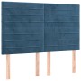 Kopfteile 4 Einheiten dunkelblauer Samt 72x5x78/88 cm von vidaXL, Kopf- und Fußteile - Ref: Foro24-3116524, Preis: 97,26 €, R...