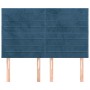 Kopfteile 4 Einheiten dunkelblauer Samt 72x5x78/88 cm von vidaXL, Kopf- und Fußteile - Ref: Foro24-3116524, Preis: 97,26 €, R...