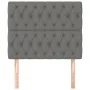 Kopfteile 2 Einheiten aus dunkelgrauem Stoff 100x7x78/88 cm von vidaXL, Kopf- und Fußteile - Ref: Foro24-3116659, Preis: 64,7...