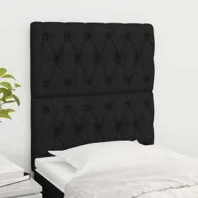 Headboards 2 units black fabric 80x7x78/88 cm by vidaXL, Headboards and footboards - Ref: Foro24-3116644, Price: 71,20 €, Dis...