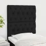Headboards 2 units black fabric 80x7x78/88 cm by vidaXL, Headboards and footboards - Ref: Foro24-3116644, Price: 71,20 €, Dis...