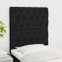 Kopfteile 2 Einheiten aus schwarzem Stoff 80x7x78/88 cm von vidaXL, Kopf- und Fußteile - Ref: Foro24-3116644, Preis: 71,31 €,...