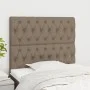 Headboards 2 units of taupe gray fabric 90x7x78/88 cm by vidaXL, Headboards and footboards - Ref: Foro24-3116654, Price: 87,3...