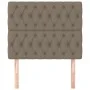 Headboards 2 units of taupe gray fabric 90x7x78/88 cm by vidaXL, Headboards and footboards - Ref: Foro24-3116654, Price: 87,3...