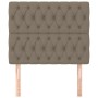 Kopfteile 2 Einheiten aus taupegrauem Stoff 90x7x78/88 cm von vidaXL, Kopf- und Fußteile - Ref: Foro24-3116654, Preis: 89,49 ...