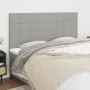 Kopfteile 4 Einheiten aus hellgrauem Stoff 90x5x78/88 cm von vidaXL, Kopf- und Fußteile - Ref: Foro24-3116346, Preis: 106,90 ...
