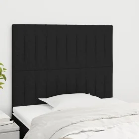 Headboards 2 units of black fabric 90x5x78/88 cm by vidaXL, Headboards and footboards - Ref: Foro24-3116554, Price: 57,22 €, ...