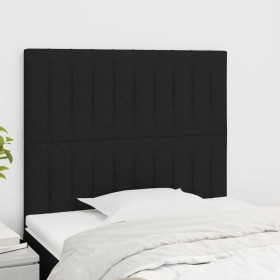 Kopfteile 2 Einheiten aus schwarzem Stoff 90x5x78/88 cm von vidaXL, Kopf- und Fußteile - Ref: Foro24-3116554, Preis: 54,44 €,...