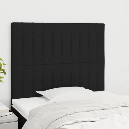 Kopfteile 2 Einheiten aus schwarzem Stoff 90x5x78/88 cm von vidaXL, Kopf- und Fußteile - Ref: Foro24-3116554, Preis: 57,20 €,...