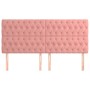 Kopfteile 4 Einheiten aus rosa Samt 100x7x78/88 cm von vidaXL, Kopf- und Fußteile - Ref: Foro24-3116739, Preis: 177,02 €, Rab...