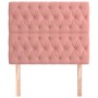 Kopfteile 2 Einheiten aus rosa Samt 90x7x78/88 cm von vidaXL, Kopf- und Fußteile - Ref: Foro24-3116709, Preis: 72,24 €, Rabat...