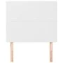Headboards 2 units of white synthetic leather 100x5x78/88 cm by vidaXL, Headboards and footboards - Ref: Foro24-3116137, Pric...