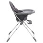 Trona de bebé gris y blanco de vidaXL, Sillas y tronas para niños - Ref: Foro24-10185, Precio: 66,61 €, Descuento: %