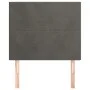 Headboards 2 units of dark gray velvet 90x5x78/88 cm by vidaXL, Headboards and footboards - Ref: Foro24-3116089, Price: 55,39...