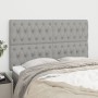Kopfteile 4 Einheiten aus hellgrauem Stoff 80x7x78/88 cm von vidaXL, Kopf- und Fußteile - Ref: Foro24-3116674, Preis: 137,06 ...