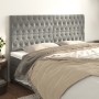 Kopfteile 4 Einheiten aus hellgrauem Samt 100x7x78/88 cm von vidaXL, Kopf- und Fußteile - Ref: Foro24-3116734, Preis: 152,70 ...