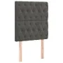 Headboards 2 units of dark gray velvet 80x7x78/88 cm by vidaXL, Headboards and footboards - Ref: Foro24-3116699, Price: 80,17...
