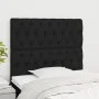 Kopfteile 2 Einheiten aus schwarzem Stoff 100x7x78/88 cm von vidaXL, Kopf- und Fußteile - Ref: Foro24-3116660, Preis: 71,61 €...