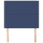 Cabeceros 2 unidades de tela azul 100x5x78/88 cm de vidaXL, Cabeceros y pies de cama - Ref: Foro24-3116188, Precio: 49,14 €, ...