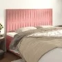 Headboards 4 units of pink velvet 90x5x78/88 cm by vidaXL, Headboards and footboards - Ref: Foro24-3116635, Price: 103,26 €, ...