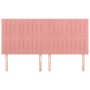 Kopfteile 4 Einheiten aus rosa Samt 90x5x78/88 cm von vidaXL, Kopf- und Fußteile - Ref: Foro24-3116635, Preis: 106,75 €, Raba...