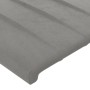 Kopfteile 2 Einheiten aus hellgrauem Samt 80x5x78/88 cm von vidaXL, Kopf- und Fußteile - Ref: Foro24-3116600, Preis: 67,20 €,...