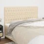 Headboards 4 units of cream-colored fabric 100x7x78/88 cm by vidaXL, Headboards and footboards - Ref: Foro24-3116695, Price: ...