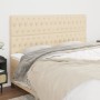 Kopfteile 4 Einheiten aus cremefarbenem Stoff 100x7x78/88 cm von vidaXL, Kopf- und Fußteile - Ref: Foro24-3116695, Preis: 153...