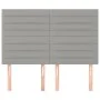 Cabeceros 4 unidades tela gris claro 72x5x78/88 cm de vidaXL, Cabeceros y pies de cama - Ref: Foro24-3116470, Precio: 121,04 ...
