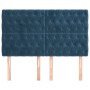 Headboards 4 units dark blue velvet 72x7x78/88 cm by vidaXL, Headboards and footboards - Ref: Foro24-3116720, Price: 120,89 €...