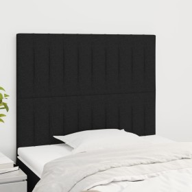 Cabeceros 2 unidades de tela negro 80x5x78/88 cm de vidaXL, Cabeceros y pies de cama - Ref: Foro24-3116546, Precio: 59,48 €, ...