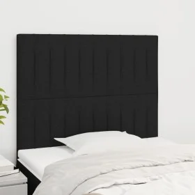 Headboards 2 units of black fabric 80x5x78/88 cm by vidaXL, Headboards and footboards - Ref: Foro24-3116546, Price: 57,43 €, ...