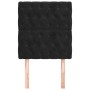 Headboards 2 units of black velvet 80x7x78/88 cm by vidaXL, Headboards and footboards - Ref: Foro24-3116700, Price: 71,87 €, ...