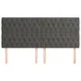 Headboards 4 units of dark gray velvet 100x7x78/88 cm by vidaXL, Headboards and footboards - Ref: Foro24-3116735, Price: 135,...