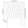 Kopfteile 2 Einheiten aus dunkelgrauem Samt 90x7x78/88 cm von vidaXL, Kopf- und Fußteile - Ref: Foro24-3116705, Preis: 66,03 ...