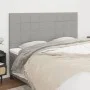 Headboards 4 units of light gray fabric 80x5x78/88 cm by vidaXL, Headboards and footboards - Ref: Foro24-3116338, Price: 95,5...