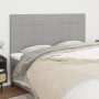 Kopfteile 4 Einheiten aus hellgrauem Stoff 80x5x78/88 cm von vidaXL, Kopf- und Fußteile - Ref: Foro24-3116338, Preis: 98,76 €...