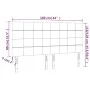 Kopfteile 4 Einheiten aus hellgrauem Stoff 80x5x78/88 cm von vidaXL, Kopf- und Fußteile - Ref: Foro24-3116338, Preis: 95,58 €...