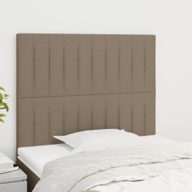 Kopfteile 2 Einheiten aus taupegrauem Stoff 90x5x78/88 cm von vidaXL, Kopf- und Fußteile - Ref: Foro24-3116556, Preis: 64,19 ...