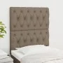 Headboards 2 units of taupe gray fabric 80x7x78/88 cm by vidaXL, Headboards and footboards - Ref: Foro24-3116646, Price: 81,6...