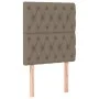 Headboards 2 units of taupe gray fabric 80x7x78/88 cm by vidaXL, Headboards and footboards - Ref: Foro24-3116646, Price: 81,6...