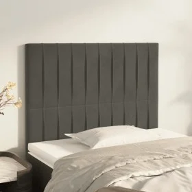 Kopfteile 2 Einheiten aus dunkelgrauem Samt 80x5x78/88 cm von vidaXL, Kopf- und Fußteile - Ref: Foro24-3116601, Preis: 58,96 ...
