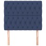 Kopfteile 2 Einheiten aus blauem Stoff 90x7x78/88 cm von vidaXL, Kopf- und Fußteile - Ref: Foro24-3116656, Preis: 78,24 €, Ra...