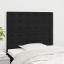 Headboards 2 units of black fabric 90x5x78/88 cm by vidaXL, Headboards and footboards - Ref: Foro24-3116750, Price: 63,77 €, ...