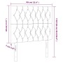 Kopfteile 2 Einheiten aus schwarzem Samt 90x7x78/88 cm von vidaXL, Kopf- und Fußteile - Ref: Foro24-3116706, Preis: 89,10 €, ...