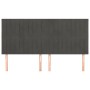 Headboards 4 units of dark gray velvet 90x5x78/88 cm by vidaXL, Headboards and footboards - Ref: Foro24-3116631, Price: 107,6...