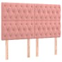 Kopfteile 4 Einheiten aus rosa Samt 72x7x78/88 cm von vidaXL, Kopf- und Fußteile - Ref: Foro24-3116721, Preis: 162,81 €, Raba...