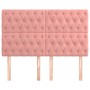 Kopfteile 4 Einheiten aus rosa Samt 72x7x78/88 cm von vidaXL, Kopf- und Fußteile - Ref: Foro24-3116721, Preis: 162,81 €, Raba...