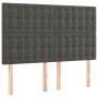 Kopfteile 4 Einheiten dunkelgrauer Samt 72x5x78/88 cm von vidaXL, Kopf- und Fußteile - Ref: Foro24-3116815, Preis: 120,49 €, ...