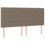 Kopfteile 4 Einheiten aus taupegrauem Stoff 90x7x78/88 cm von vidaXL, Kopf- und Fußteile - Ref: Foro24-3116686, Preis: 167,83...